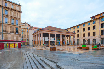 The Halle Puget is a building located near the Porte d'Aix in Marseille.