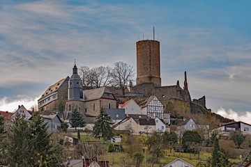 Die Burg Gleiberg in Wettenberg in Hessen, Deutschland 