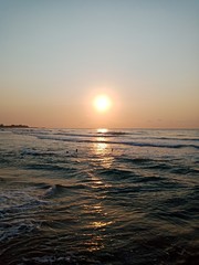 Dawn in vietnam sea.