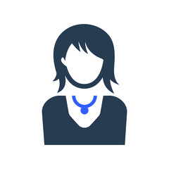 Business woman icon