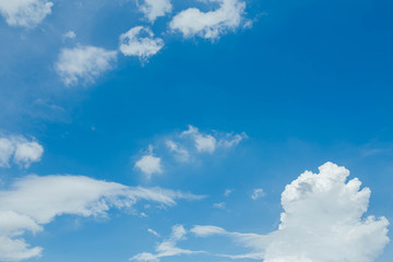 Naklejka na ściany i meble blue sky and cloud background