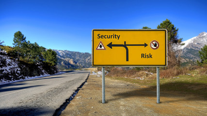 Street Sign to Security versus Risk