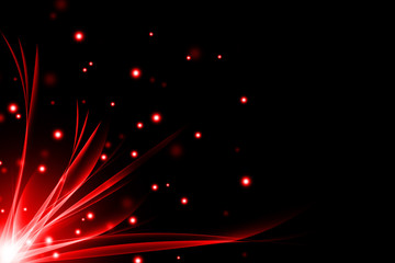 Plakat red light abstract background