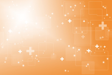 healthcare on soft light abstract background