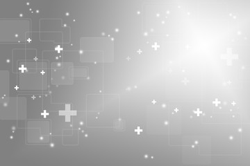 healthcare on soft light abstract background