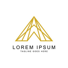 abstract with geometric logo template