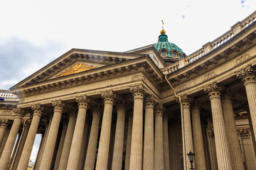 Kazan cathedral in St. Petersburg, Russia