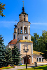 Fototapeta na wymiar Planetarium in former Nikolo-Kremlin Church(18th century) in Vladimir, Russia. Golden ring of Russia