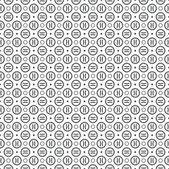 Abstract seamless geometric vector pattern. Ornamental abstraction background.