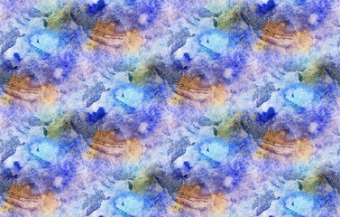 seamless pattern with watercolor spots