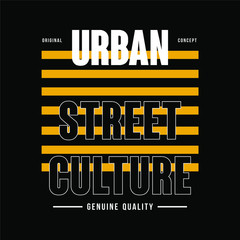 Typography vector design - Urban street culture