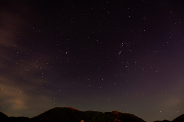  Beppu night sky with stars