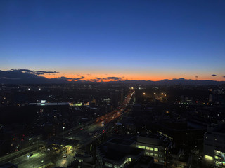 Fototapeta na wymiar TOKYO2020-Sunset