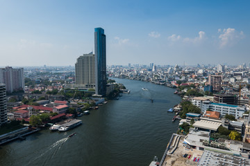 Fototapeta na wymiar Bagkok stadt panorama 