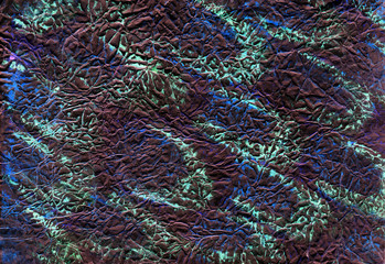 Texture watercolor, 3d illustration abstraction for background blue color and black. for design of paper or fabric