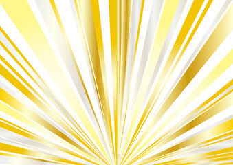 ゴールドカラー　集中線