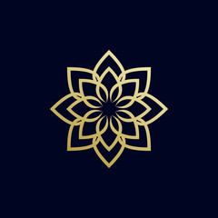 luxury ornament logo template