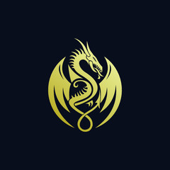 dragon logo template