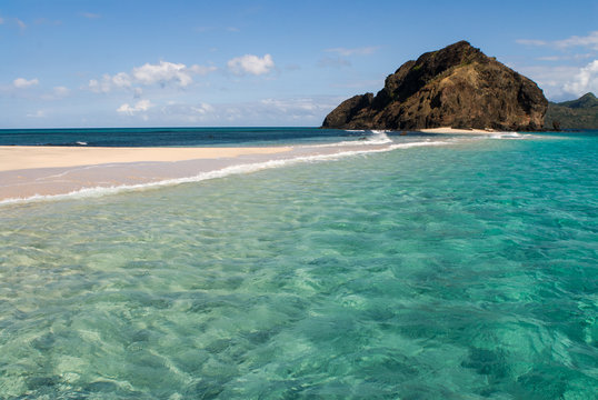 Point de vue de l'&icirc;lot Choizil &agrave; Mayotte.