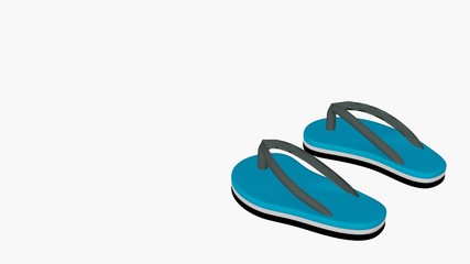 シンプルなサンダル