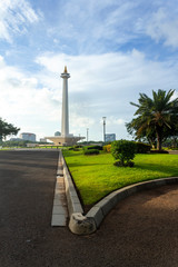 Monument National in jakarta city, Indonesia