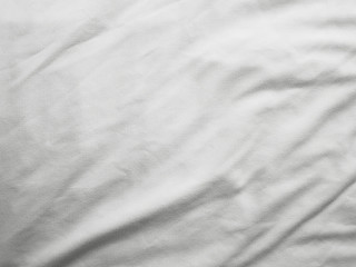Obraz premium Soft white wrinkled fabric background
