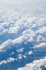 white clouds in the sky