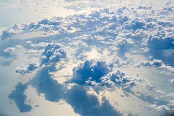 blue sky with clouds