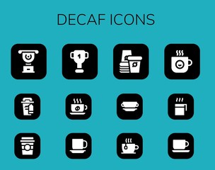 decaf icon set