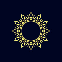 luxury ornament logo template