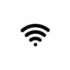 Wi-Fi icon, free zone. Raster illustration