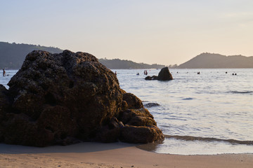 Patong beach in Phuket. Popular destination, beautiful view, thailand for relax, vacation time ,...