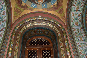 landscape, italy, arch, terrace, garden, antique, waterfall, beautiful, flower, summer, sea, balcony, isolated, column, old, nature, fresco, digital, architectural, spectacular, wallpaper, romantic, r