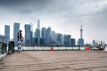 Fototapeta premium Shanghai city skyline