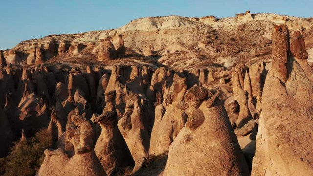 Drone cappadocia  devrent valley in Turkey goreme