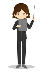 スーツ着用　説明