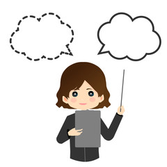 スーツ着用　説明