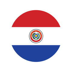 Obraz premium flag of Paraguay. Vector illustration eps 10.