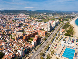 Fototapeta premium Image of landscape of Mataro