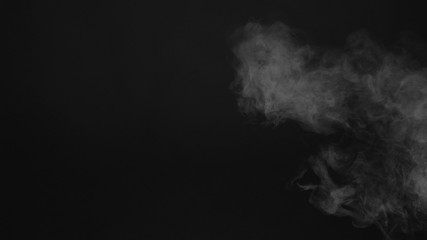 smoke , vapor , fog - realistic smoke cloud best for using in composition, 4k, use screen mode for blending, ice smoke cloud, fire smoke, ascending vapor steam over black background - floating fog