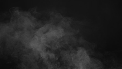 smoke , vapor , fog - realistic smoke cloud best for using in composition, 4k, use screen mode for blending, ice smoke cloud, fire smoke, ascending vapor steam over black background - floating fog