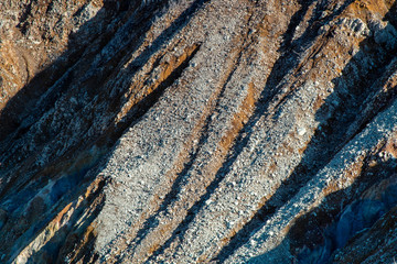 火山の山肌　大涌谷
