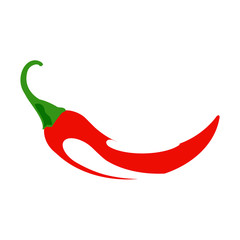Chili pepper. Red hot pepper