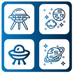 meteorite icon set