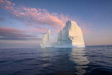 Greenland Ilulissat color glaciers sea ocean fjord
