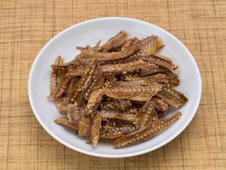 キスの骨せんべい