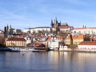 Naklejka na ściany i meble プラハの景色ーPrague City View