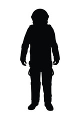 Space pilot silhouette