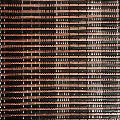 close up. background image brown bamboo Mat.