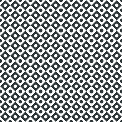 Abstract seamless geometric vector pattern. Squares and circles.